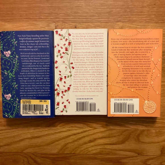 Mary Balogh Web trilogy historical romance book series - Picture 2 of 2